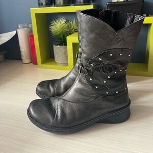 NAOT leather mid high boots